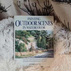 Painting Outdoor Scenes in Watercolor Book 11"X 8.2"